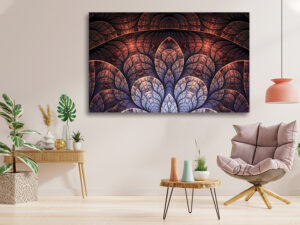 apstraktna slika na platnu